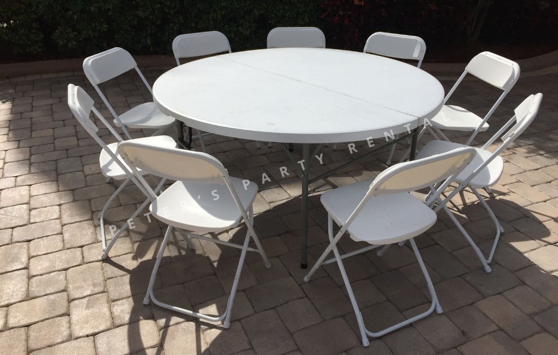 Round Table 5ft Rental - Peters Party Rental