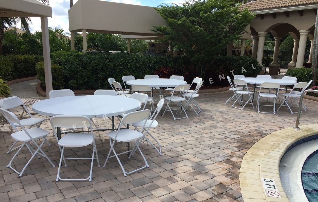 Round Table 5ft Rental - Peters Party Rental