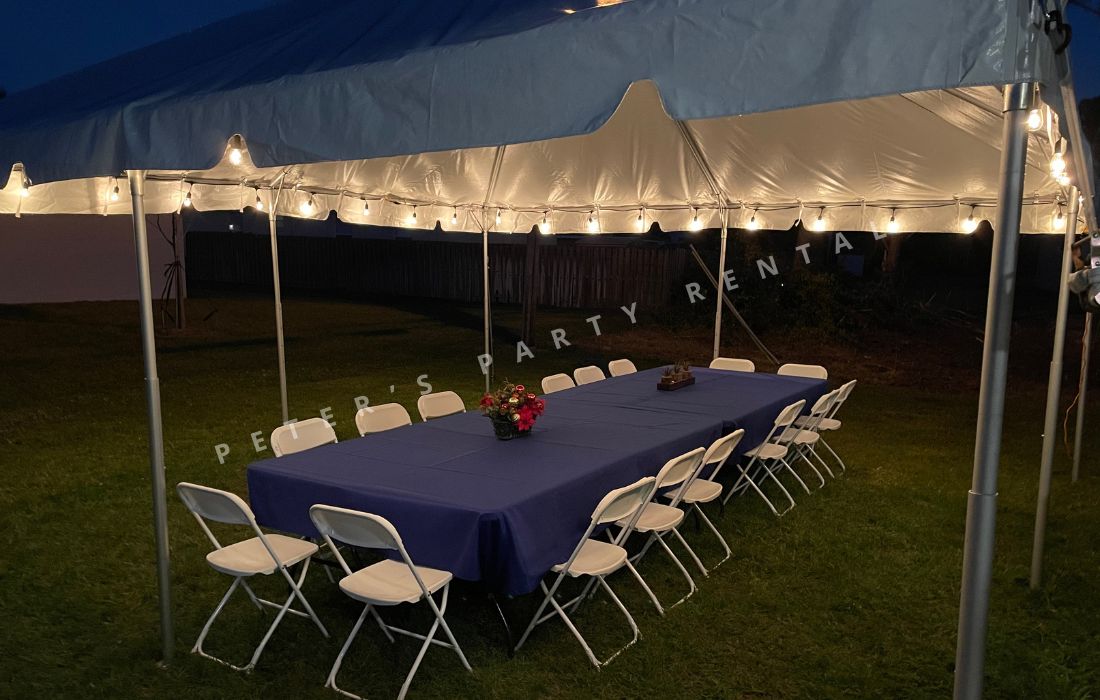 Tent Lights Rental - Peters Party Rental