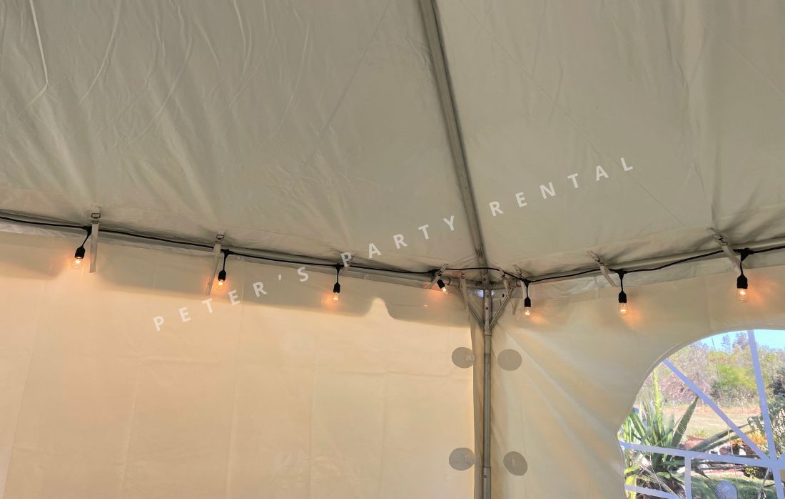 Tent Lights Rental - Peters Party Rental
