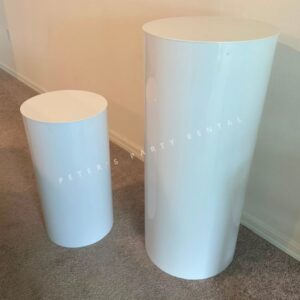 Cylinder Pedestal Stand Rentals - Peters Party Rental