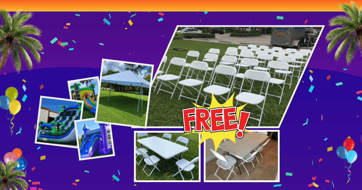 Spectacular Spring Promotion on Tent, Bounce House and Water Slide ...